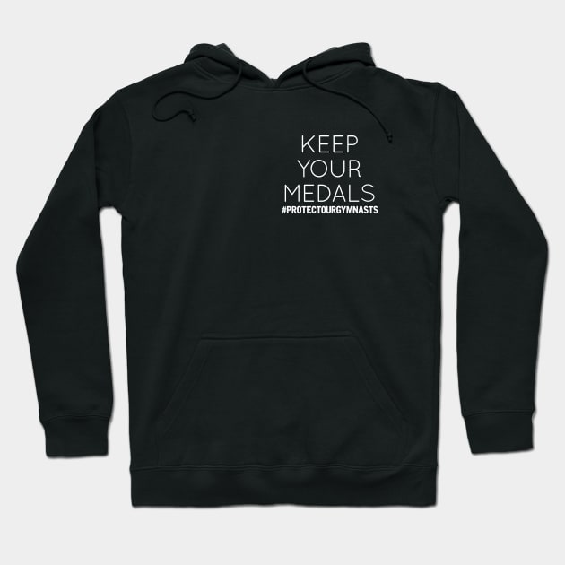 Keep Your Medals - Pocket Design Hoodie by jordynslefteyebrow